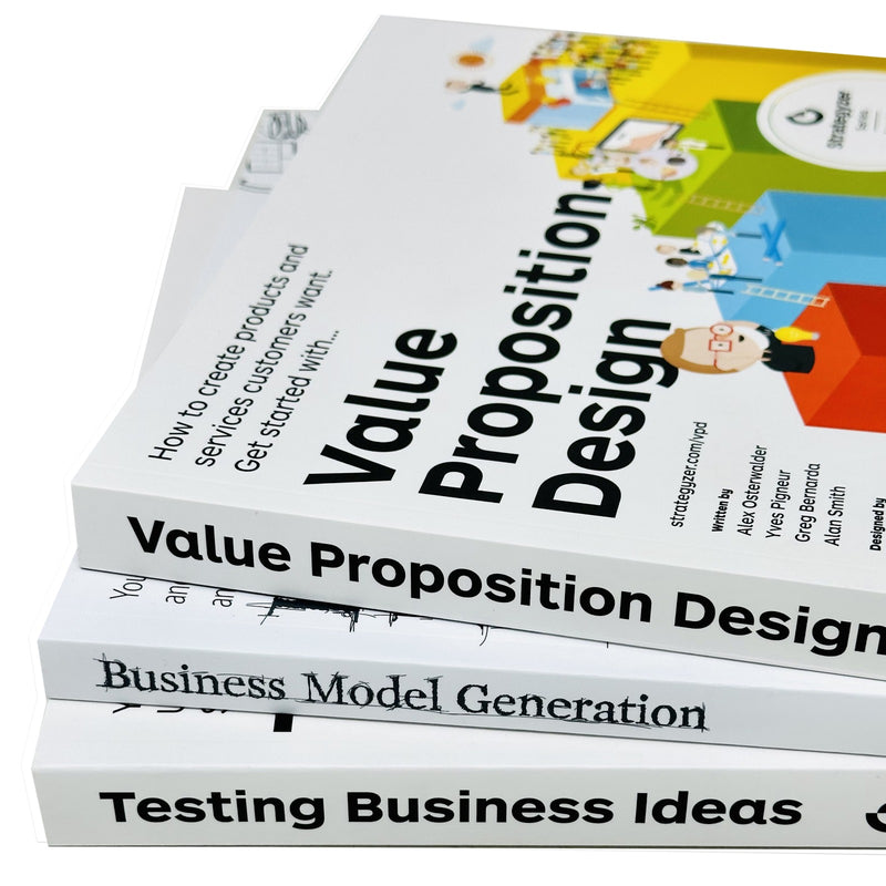 Alexander Osterwalder 3 Books Collection Set Value Proposition Design, Business Model Generation - The Book Bundle