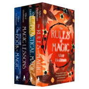 Four paperback books from Alice Hoffman's Practical Magic series, fiction collection set by Simon & Schuster.