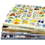 Alison J Reid Collection 4 Books Set (Stitch 50 Dogs, Stitch 50 Cats & Stitch 50 Birds, Stitch 50 Pokémon) - The Book Bundle