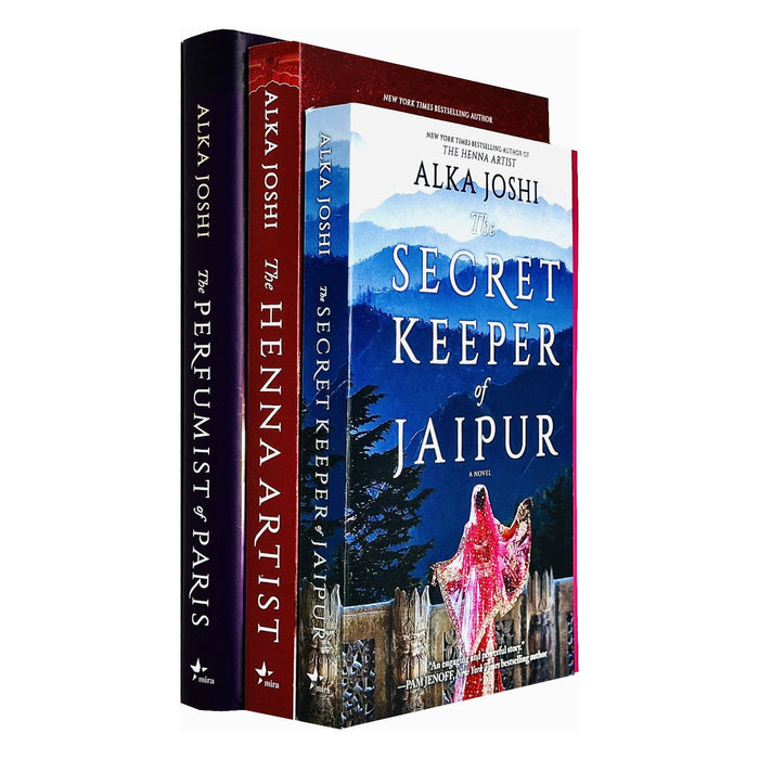 The Jaipur Trilogy 3 Books Collection Set (The Henna Artist, The Secret Keeper of Jaipur & The Perfumist of Paris) - The Book Bundle