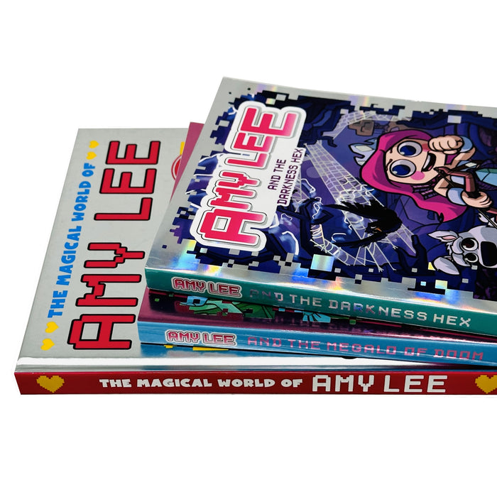 Amy Lee 3 Books Set (The Magical World (HB),Amy Lee and the Darkness Hex: 1,  Amy Lee and the Megalo of Doom: 2) - The Book Bundle