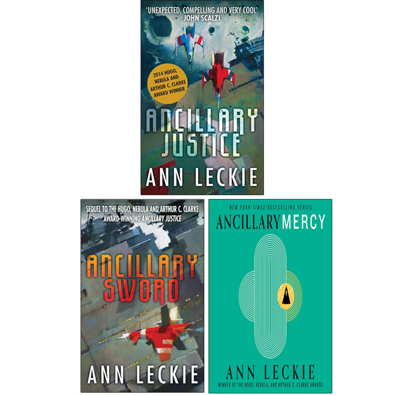 Imperial Radch 3 Books Collection Set by Ann Leckie (Ancillary Justice, Ancillary Sword and Ancillary Mercy) (Books 1-3) - The Book Bundle