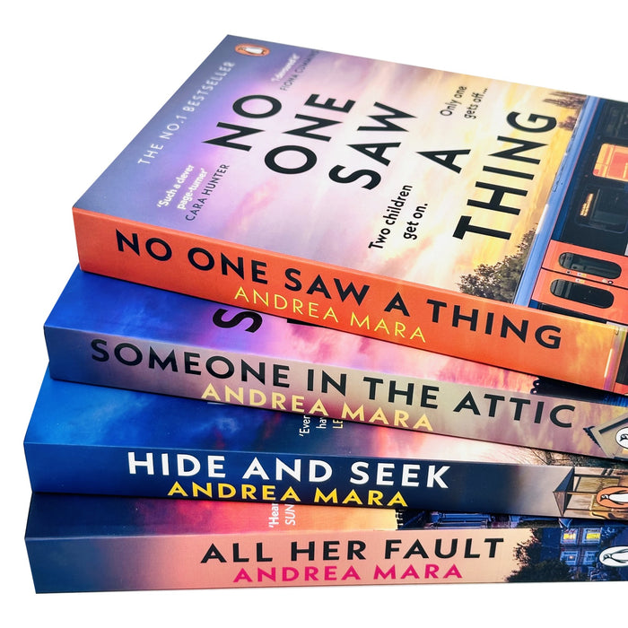 Andrea Mara Collection 4 Books Set (All Her Fault, Hide and Seek,No One Saw Thing) - The Book Bundle