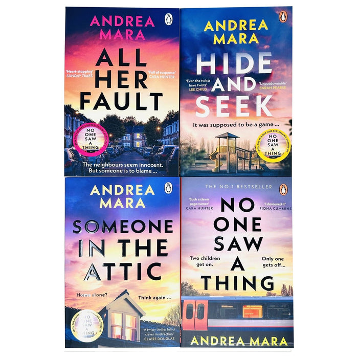 Andrea Mara Collection 4 Books Set (All Her Fault, Hide and Seek,No One Saw Thing) - The Book Bundle