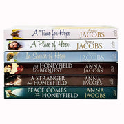 Anna Jacobs Hope Trilogy & The Honeyfield Series 6 Books Collection Set - The Book Bundle