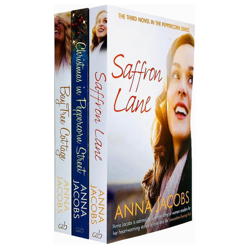 Anna Jacobs 3 Books Set (Peppercorn Street,Cinnamon,Saffron) - The Book Bundle