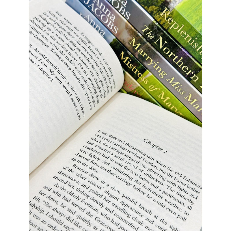 Anna Jacobs Collection 7 Books Set ( The Northern Lady, Persons of Rank ) - The Book Bundle