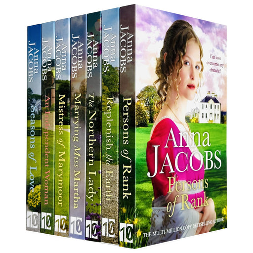 Anna Jacobs Collection 7 Books Set ( The Northern Lady, Persons of Rank ) - The Book Bundle