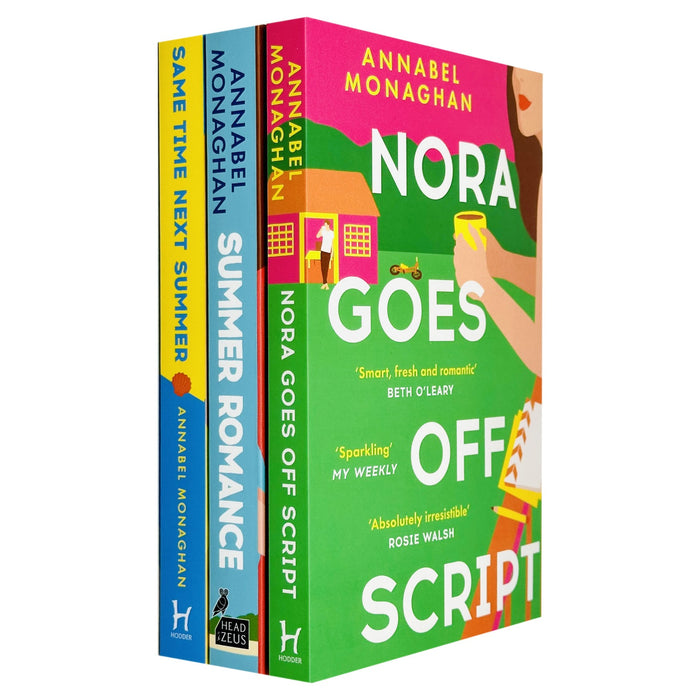 Annabel Monaghan Collection 3 Books Set (Same Time Next Summer,Nora Goes Off Script) - The Book Bundle