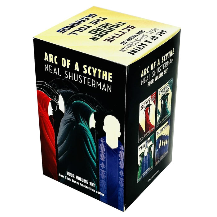 Arc of a Scythe Series 4 Books Box Set Collection By Neal Shusterman (The Toll,Thunderhead, Scythe, Gleanings) - The Book Bundle