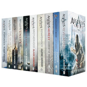 Assassin’s Creed 10-book collection set by Oliver Bowden, fiction paperback series featuring characters and scenes from the game universe.