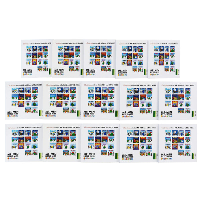 Mr Men and Little Miss Christmas Collection 14 Books Slipcase Box Set (Meet Father Christmas, Mr. Men The Christmas) - The Book Bundle