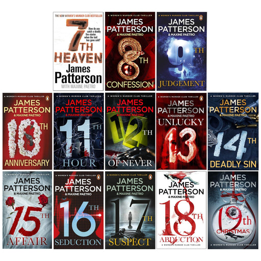 Women's Murder Club by James Patterson 13 Books Collection Set ( Books 7 - 19) - The Book Bundle