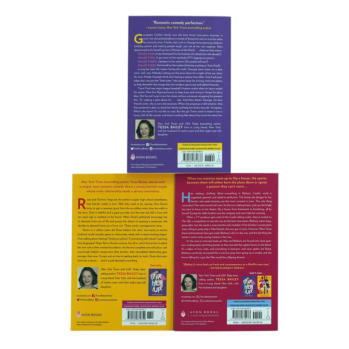 Hot And Hammered Series 3 Books Collection Set by Tessa Bailey (Fix Her Up,Love Her or Lose Her,Tools of Engagement) - The Book Bundle