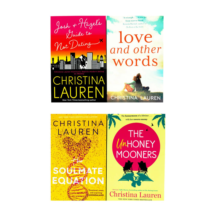 Christina Lauren 4 Books Collection Set(The Unhoneymooners, The Soulmate Equation) - The Book Bundle
