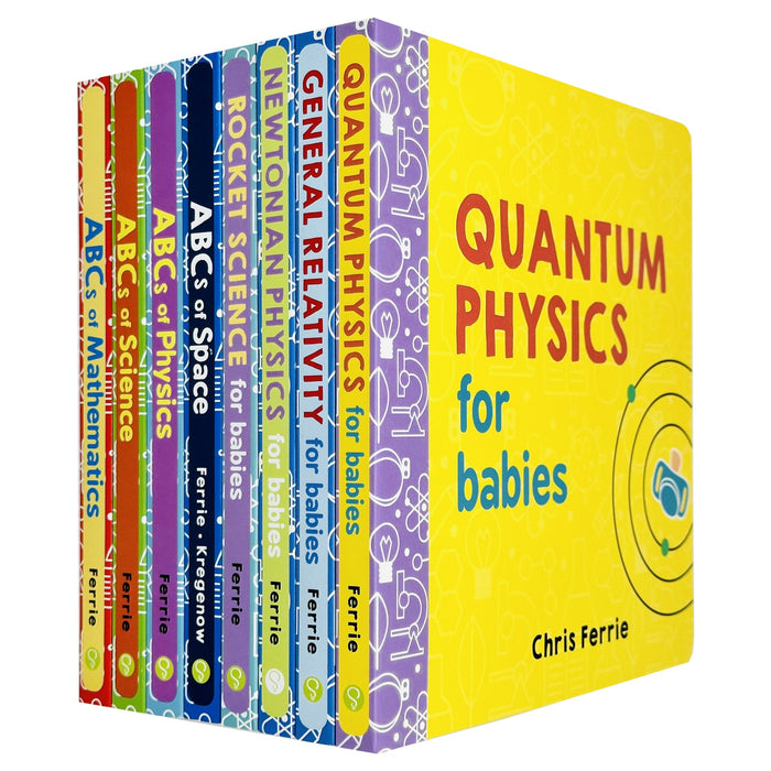 Baby University Collection 8 Books Set By Chris Ferrie (Quantum Physics) - The Book Bundle
