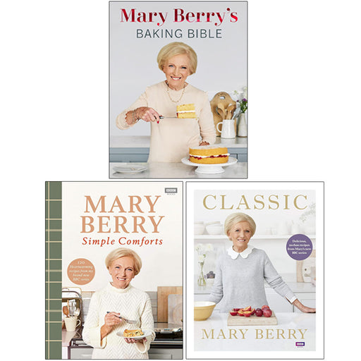 Mary Berry 3 Books Collection Set (Mary Berry's Baking Bible, Simple Comforts, Classic) - The Book Bundle