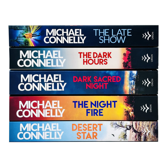 Ballard and Bosch Series 5 Books Set By Michael Connelly (The Late Show, Dark Sacred Night, The Night Fire, The Dark Hours, Desert Star) - The Book Bundle