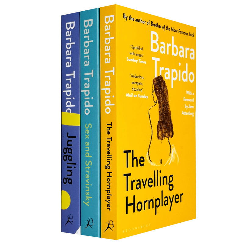 Barbara Trapido 3 Books Set (The Travelling Hornplayer,Sex and Stravinsky,Juggling) - The Book Bundle