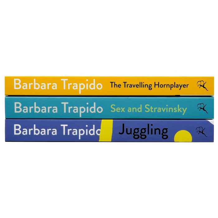 Barbara Trapido 3 Books Set (The Travelling Hornplayer,Sex and Stravinsky,Juggling) - The Book Bundle