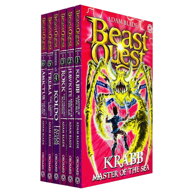 Beast Quest Series 4-5 Collection 12 Books Set By Adam Blade - The Book Bundle