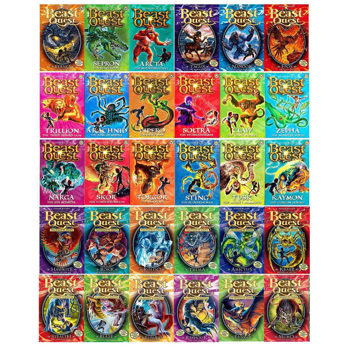 Beast Quest Ultimate MEGA Collection Series 1 - 10 Sets 60 Books Collection - The Book Bundle