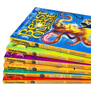 Six paperback Beast Quest Series 4 adventure books by Adam Blade in a series collection set from Orchard.