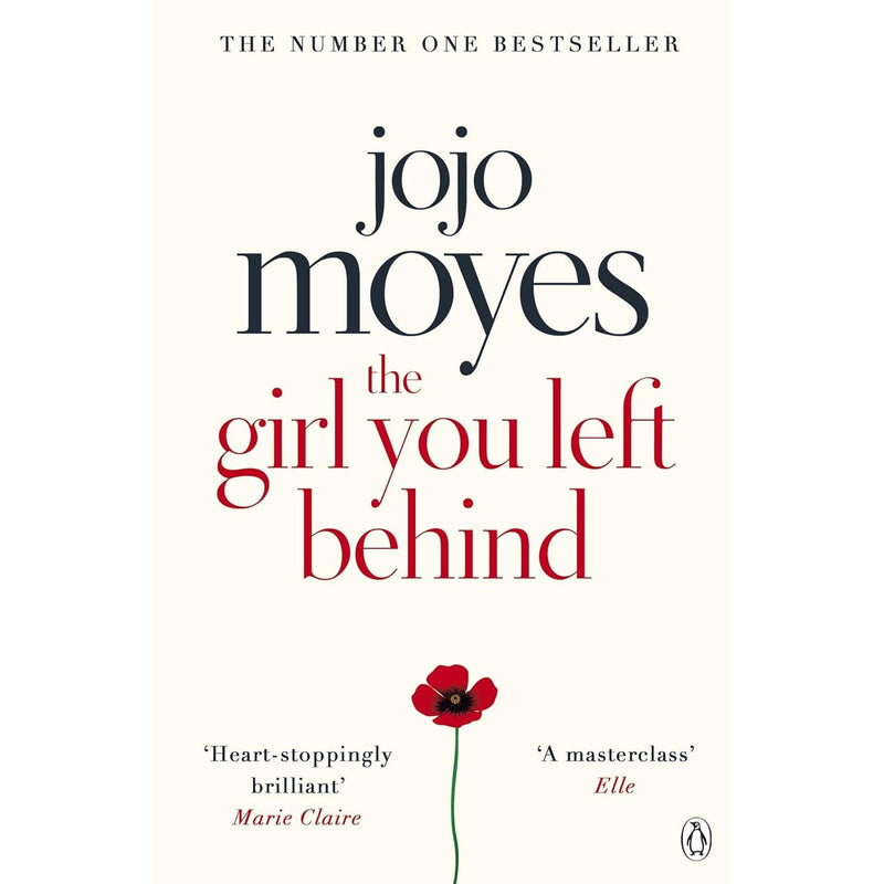 Penguin paperback book set of Jojo Moyes' Me Before You series, four-fiction collection with colorful cover art.