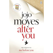 Four paperback books from the Me Before You series collection by Jojo Moyes, featuring colorful covers and the Penguin brand.