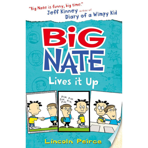 Big Nate Lives It Up: Hilarious comic-book-style story for kids by Lincoln Peirce - The Book Bundle