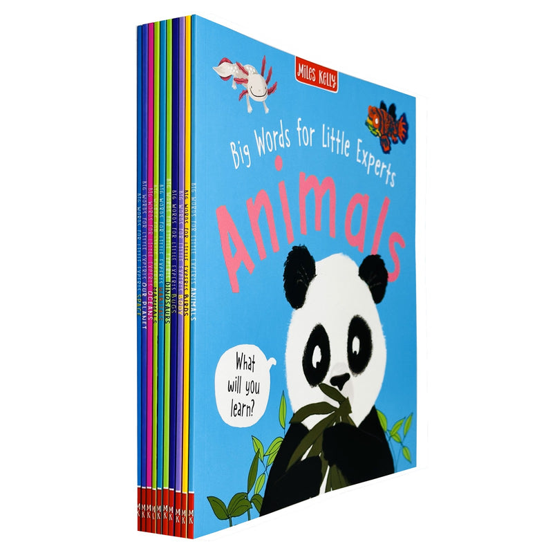 Big Words for Little Experts 10 Books Collection Set(Animals, Birds, Body, Bugs) - The Book Bundle