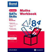 Set of six Bond KS2 SATs Skills Maths and English books for ages 9-10, published by Oxford University Press, featuring colorful covers.