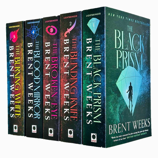Lightbringer Series 5 Books Collection Set By Brent Weeks The Black Prism, The Blinding Knife - The Book Bundle
