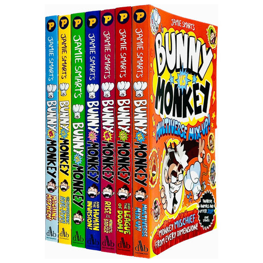Bunny vs Monkey The Phoenix Presents Series Books 1 - 7 Collection Set by Jamie Smart - The Book Bundle