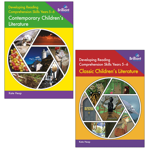 Kate Heap Developing Reading Comprehension Skills Years 5–6  Collection 2 Books Set (Contemporary Children's Literature & Classic) - The Book Bundle