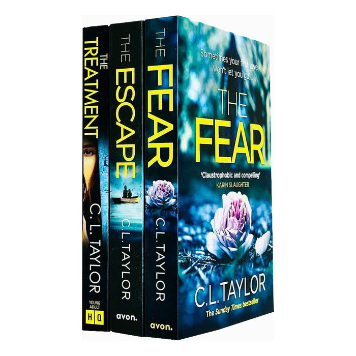 C.L. Taylor 3 Books Collection Set (The Fear, The Escape, The Treatment) - The Book Bundle