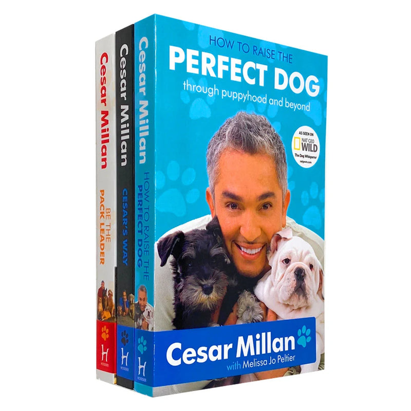 How to Raise the Perfect Dog, Cesar's Way, Be the Pack Leader 3-Book Collection Set by Cesar Milan - Non Fiction - Paperback