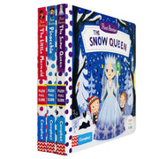 Set of three Campbell First Stories books by Dan Taylor featuring The Snow Queen, Pinocchio, and The Little Mermaid with colorful covers.