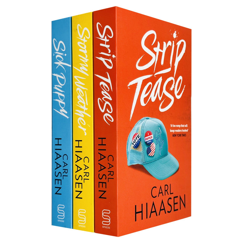 Carl Hiaasen 3 Books Collection Set Sick Puppy, Strip Tease, Stormy Weather - The Book Bundle
