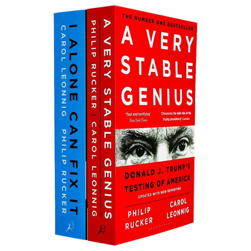 Carol D. Leonnig, Philip Rucker 2 Books Set A Very Stable Genius,I Alone Can Fix - The Book Bundle