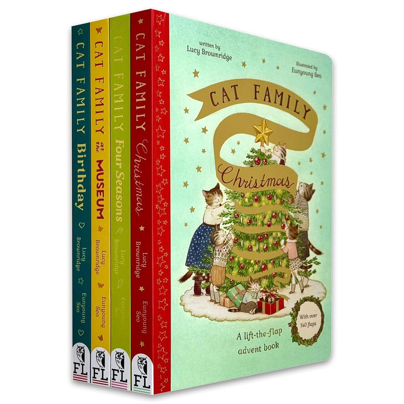 The Cat Family Series 4 Books Collection Set by Lucy Brownridge - Fiction - Hardback