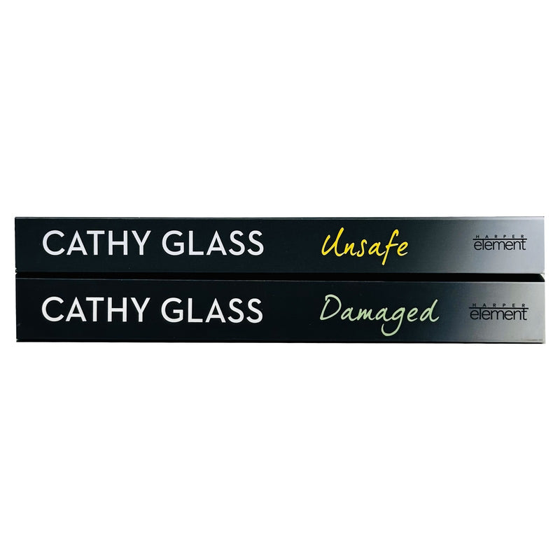 Two Cathy Glass books from the HarperElement collection, showing slightly damaged covers, part of the Cathy Glass collection.