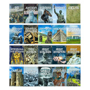 Children's history book set by Jasmine Brooke, Fox Eye Publishing, featuring 20 colorful books in the Introduction to History series.