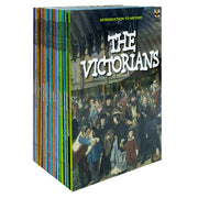 Children's history book collection by Jasmine Brooke, featuring 20 introductory books in a colorful set for young learners.