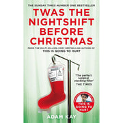 Collection of five paperback books by Adam Kay and Dr. Amanda Brown, including "This Is Going to Hurt" and "Twas the Nightshift Before Christmas."