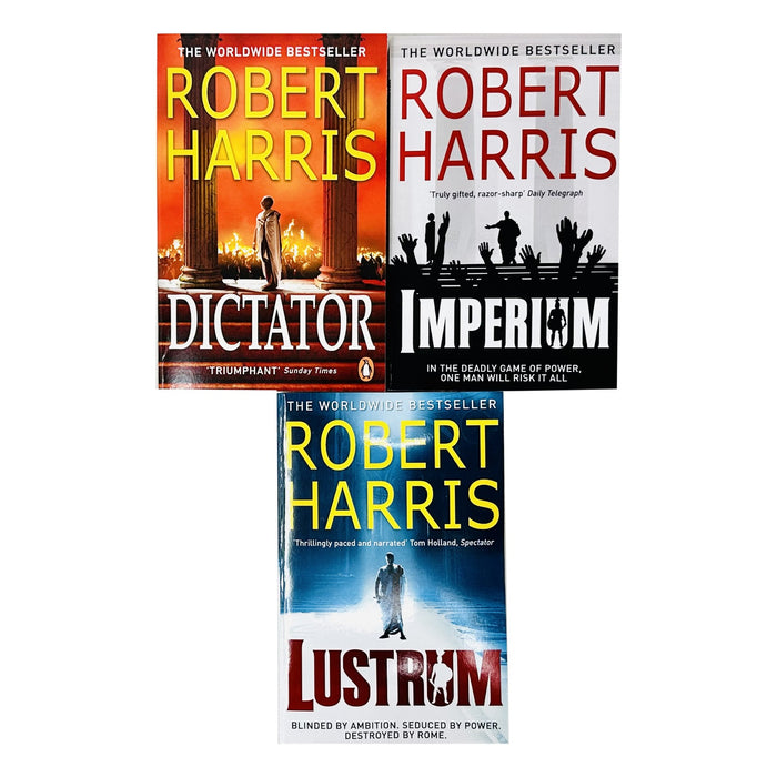 Cicero Trilogy Robert Harris Collection 3 Books Set (Imperium, Lustrum, Dictator) - The Book Bundle