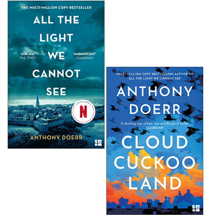 Anthony Doerr 2 Books Collection Set (All the Light We Cannot See, Cloud Cuckoo Land) - The Book Bundle