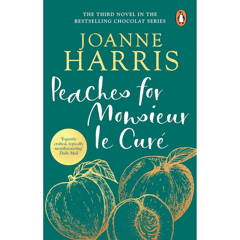 Joanne Harris Chocolat Series 4 Books Collection Set (Chocolat, The Lollipop Shoes, Peaches for Monsieur le Curé, The Strawberry Thief) - The Book Bundle