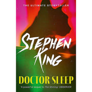Collection of Stephen King The Shining and Doctor Sleep paperback books by Hodder Paperbacks, featuring iconic horror novel covers.