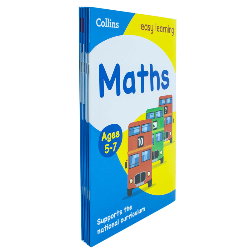 Collins Easy Learning Starter Set Ideal for home learning 6 Books (Collins Easy Learning KS1) (Ages 5-7) Maths :